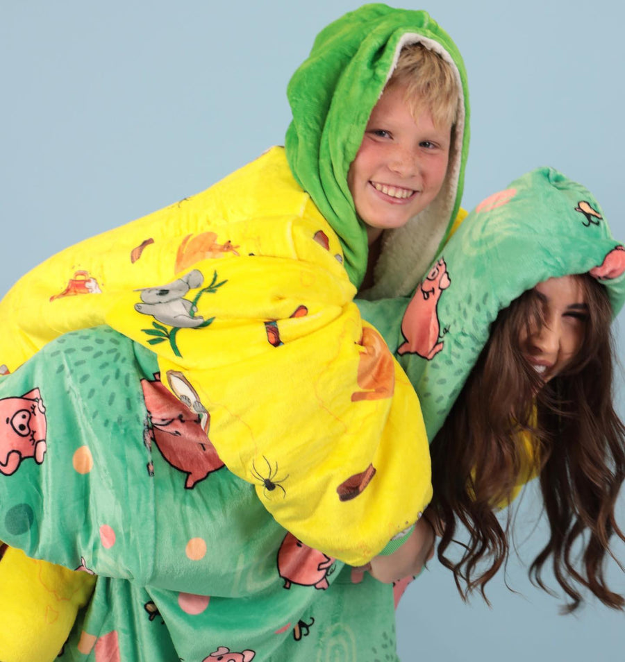 Woodle Wearable Blanket 1 Adult + 1 Kid