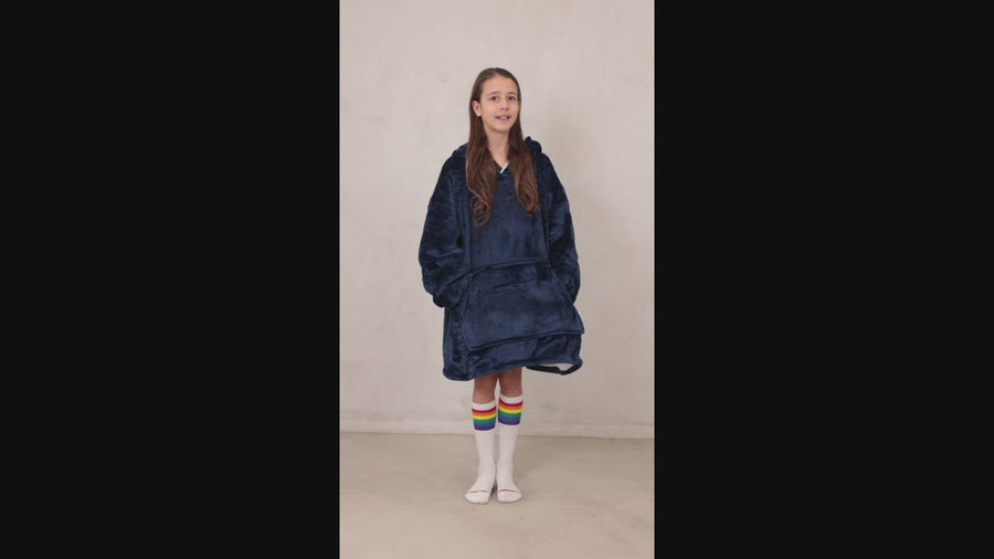 Navy Blue Kids Woodle