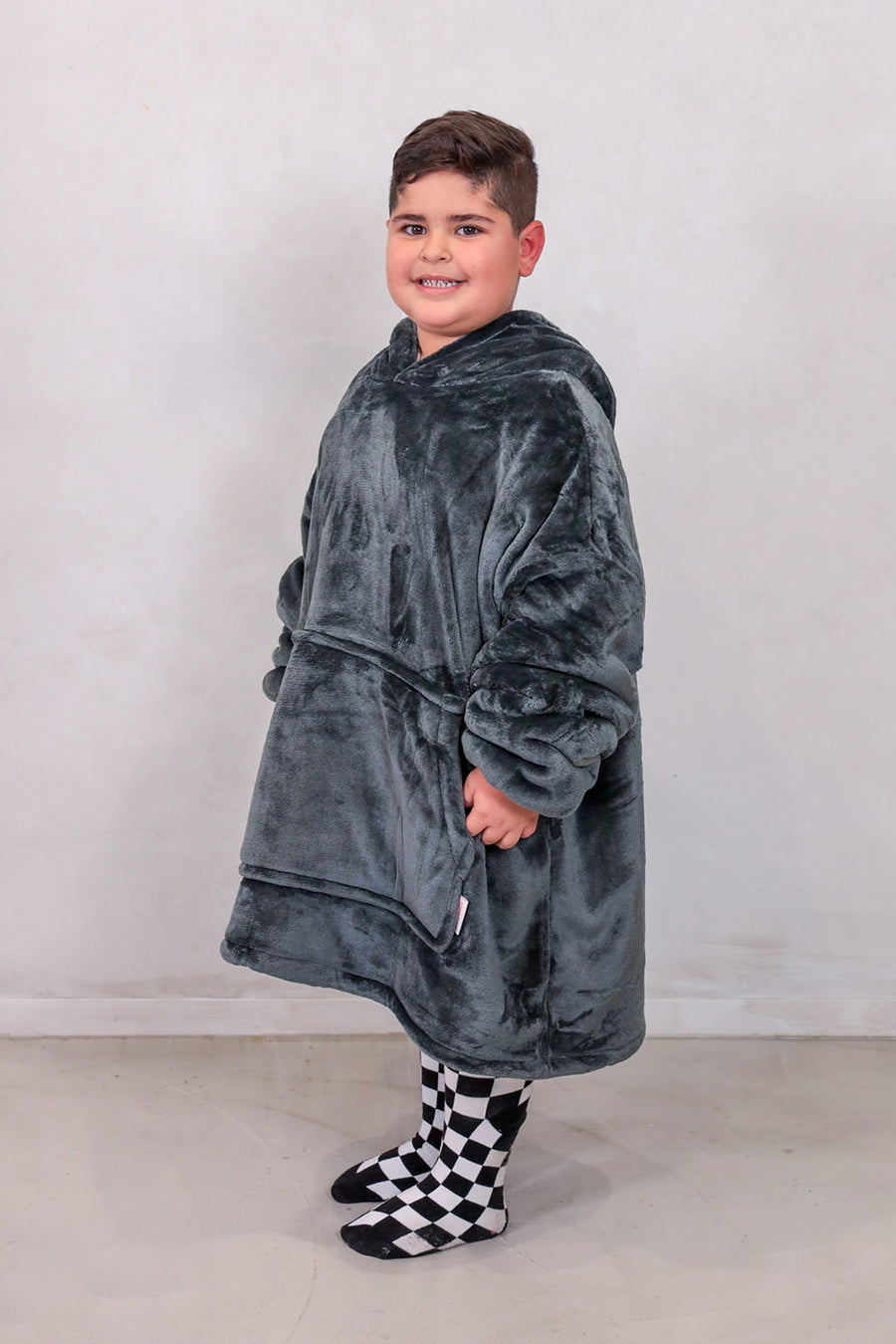 Dark Grey Kids Woodle
