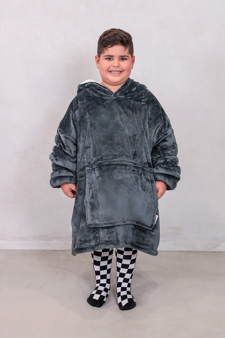 Dark Grey Kids Woodle