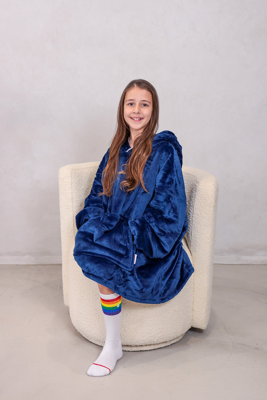 Navy Blue Kids Woodle