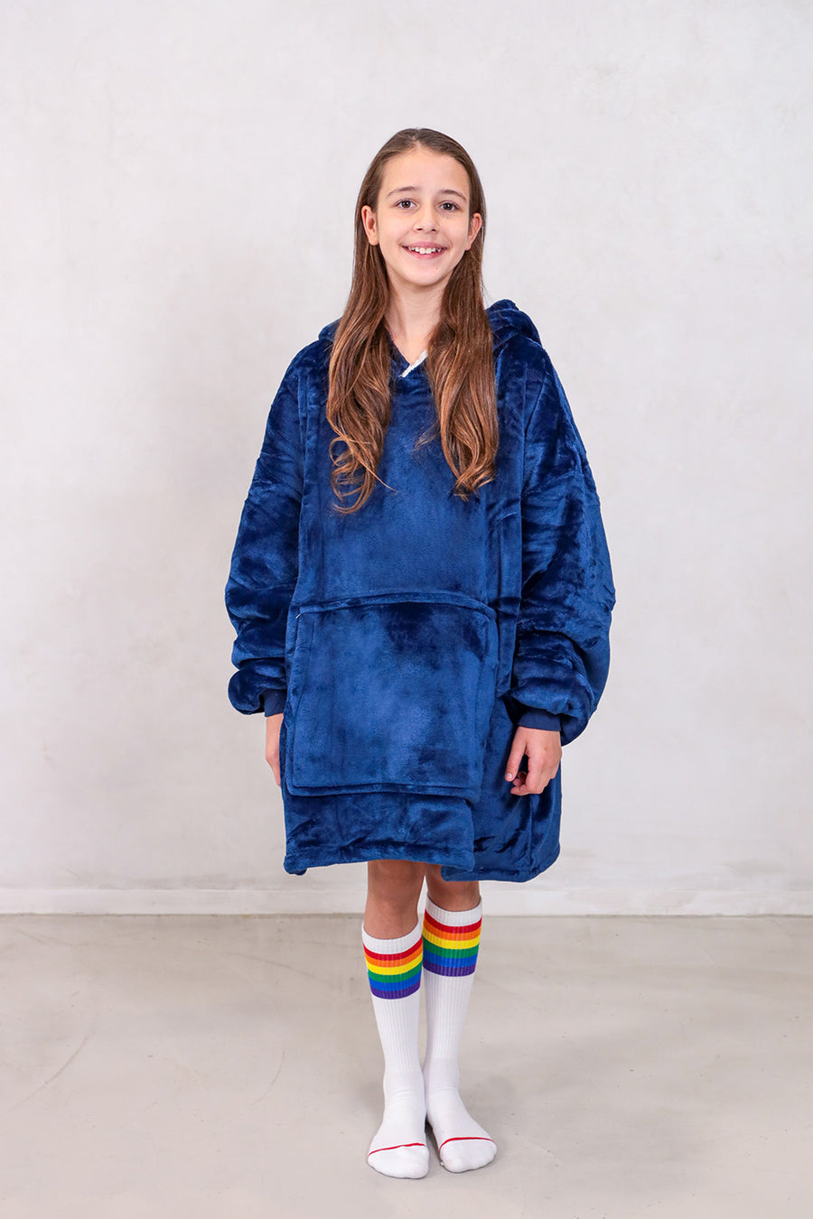 Navy Blue Kids Woodle